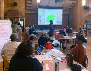Teachers brainstorming how to implement Localize Amplify Science Curriculum during the 2022-2023 academic year