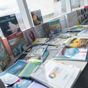 Books and research are the basis for the Voices of Hope unit.