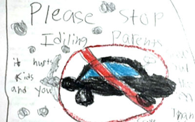 Elementary Students Tackle Air Pollution in their Schoolyards