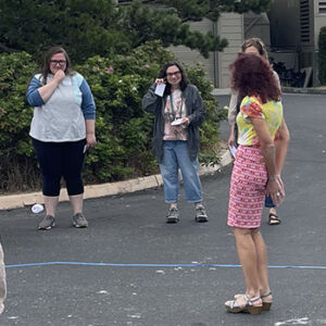 Teachers played a game that illustrates the greenhouse effect