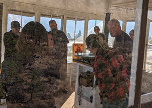Inside the fire tower