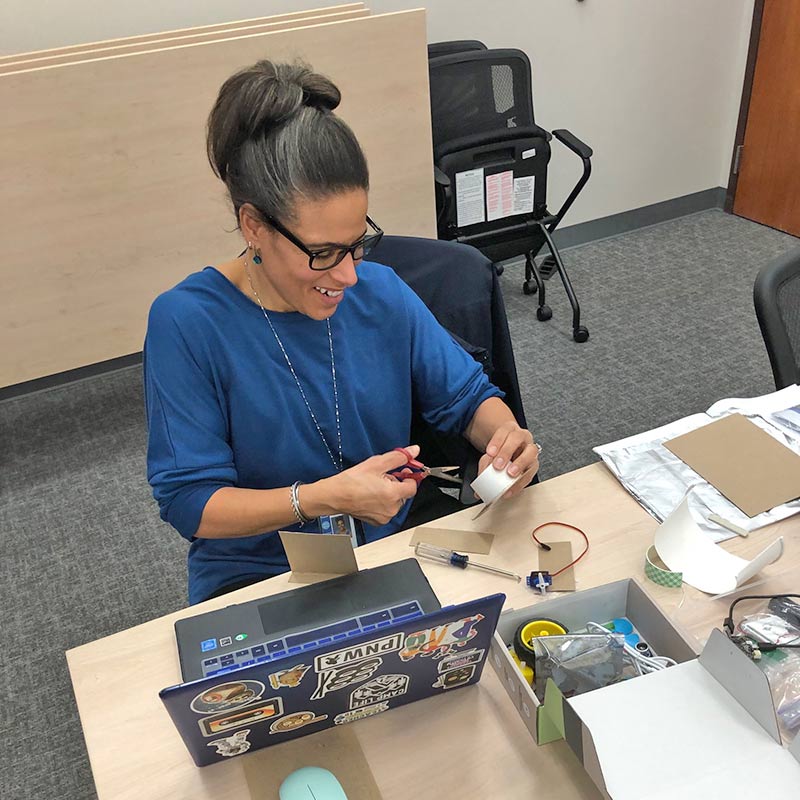 Building and coding a solar panel