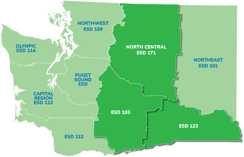 Washington state ESD regions