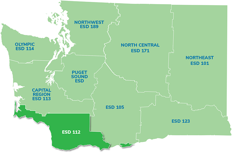 Washington state ESD regions