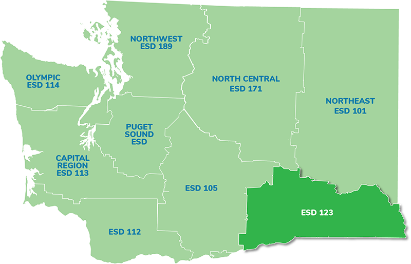Washington state ESD regions