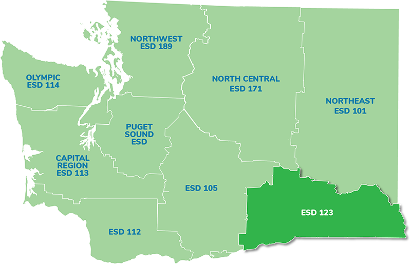 Washington state ESD regions