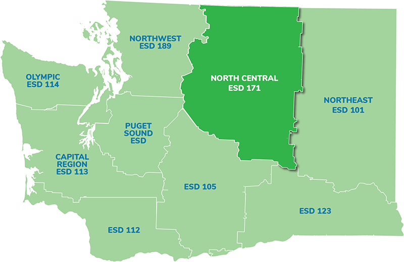 Washington state ESD regions