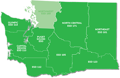 Washington state ESD regions