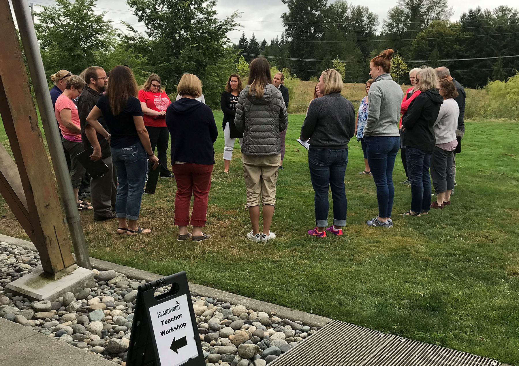 IslandWood Teacher Professional Development Workshop in Woodinville